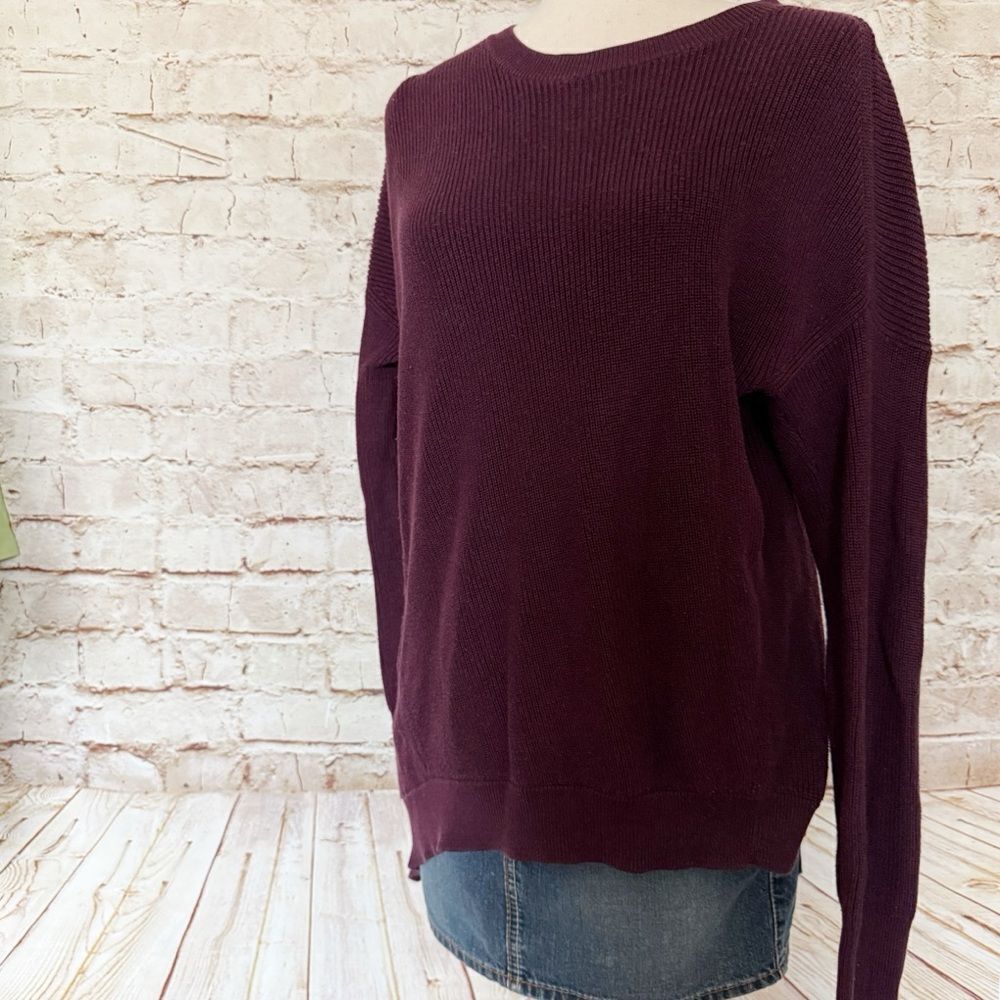 Athleta asymmetrical hem rest day sweater